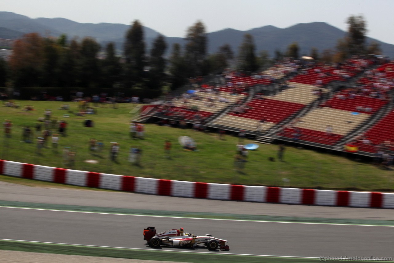 GP SPAGNA, 12.05.2012- Prove Libere 3, Pedro de la Rosa (ESP) HRT Formula 1 Team F112 