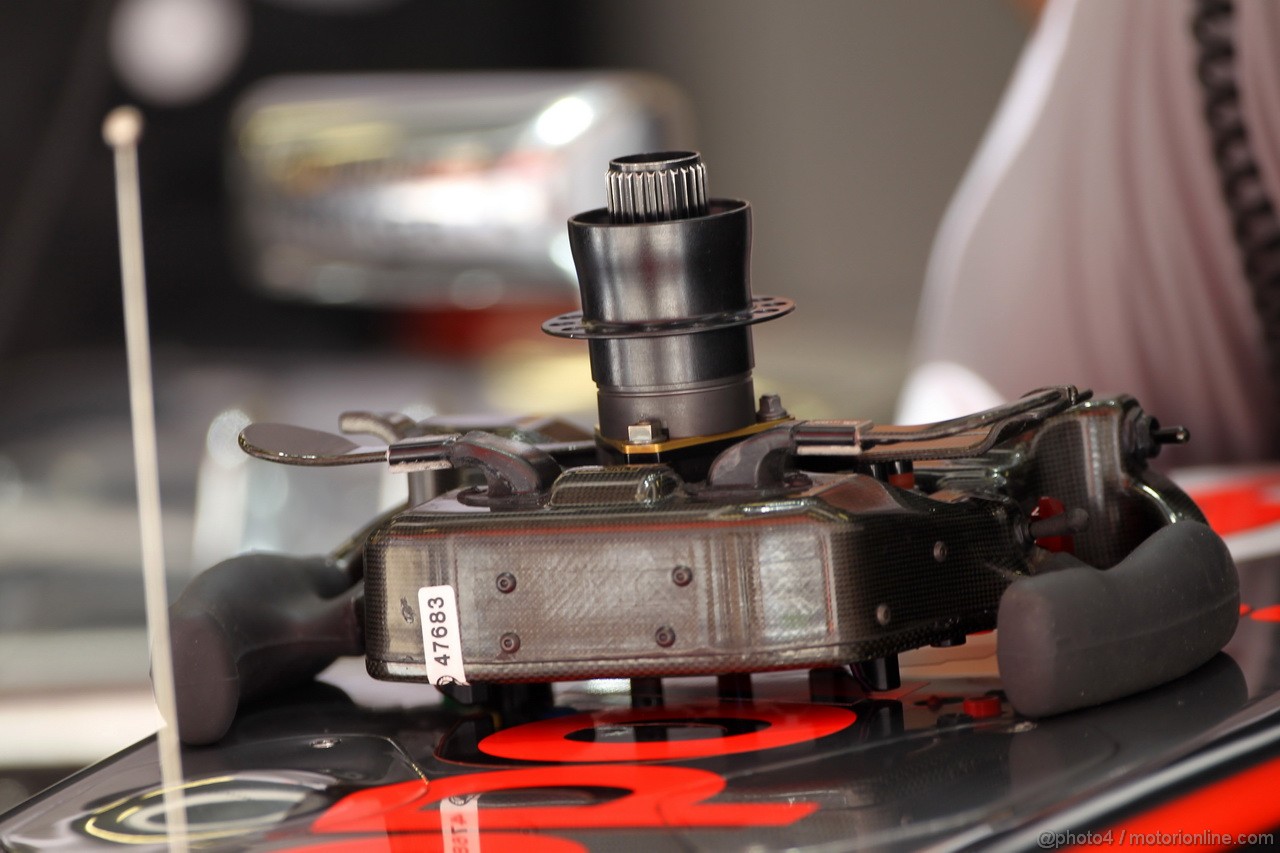 GP SPAGNA, 12.05.2012- Prove Libere 3, Steering wheel, Jenson Button (GBR) McLaren Mercedes MP4-27 