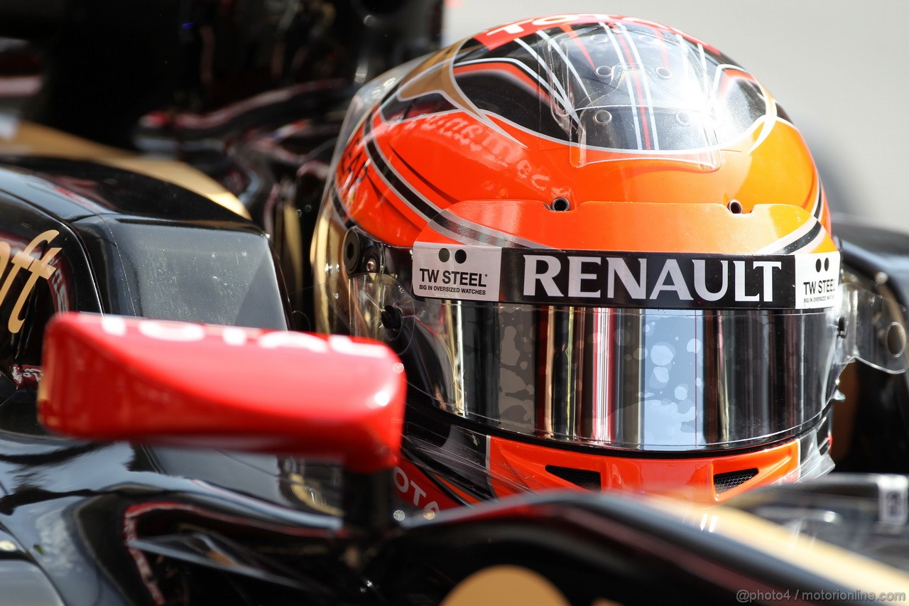 GP SPAGNA, 12.05.2012- Prove Libere 3, Romain Grosjean (FRA) Lotus F1 Team E20