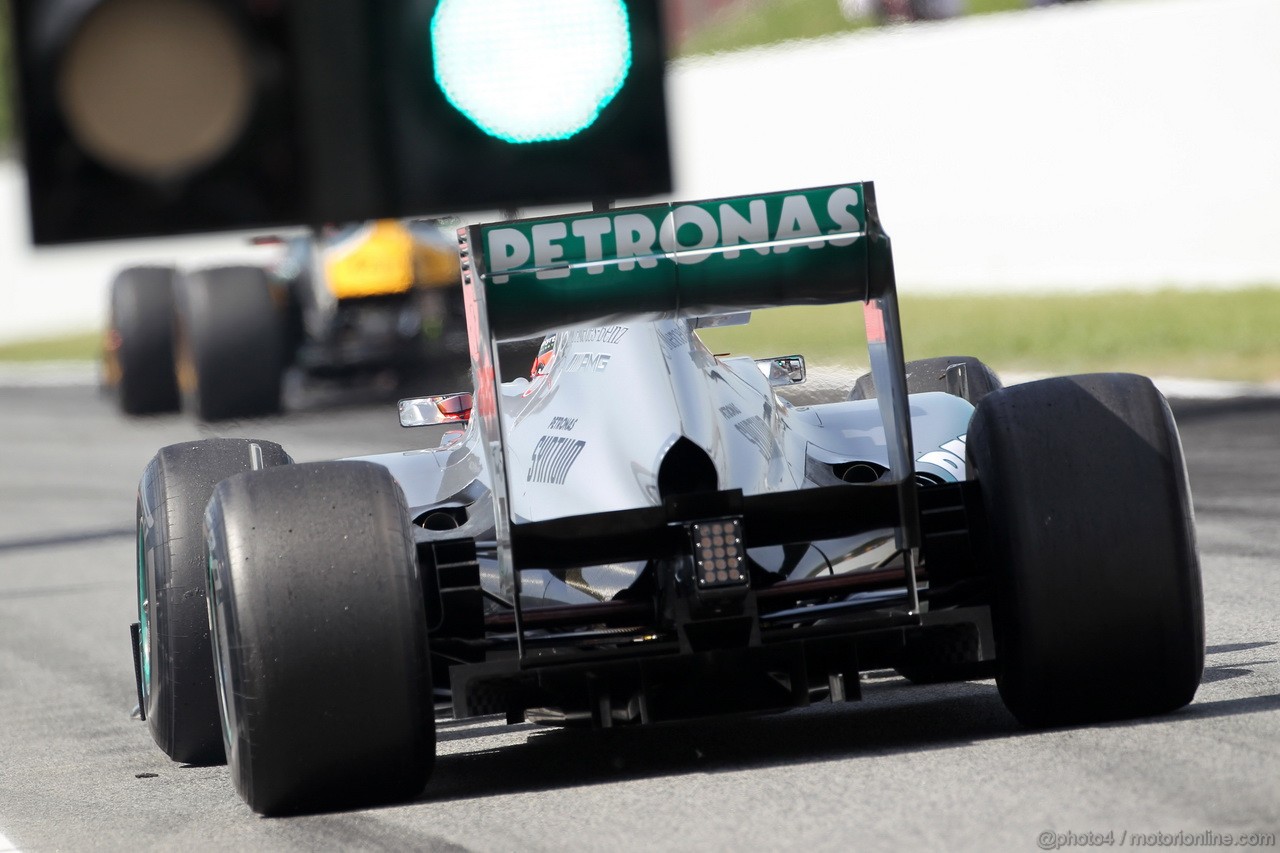 GP SPAGNA, 12.05.2012- Prove Libere 3, Michael Schumacher (GER) Mercedes AMG F1 W03
