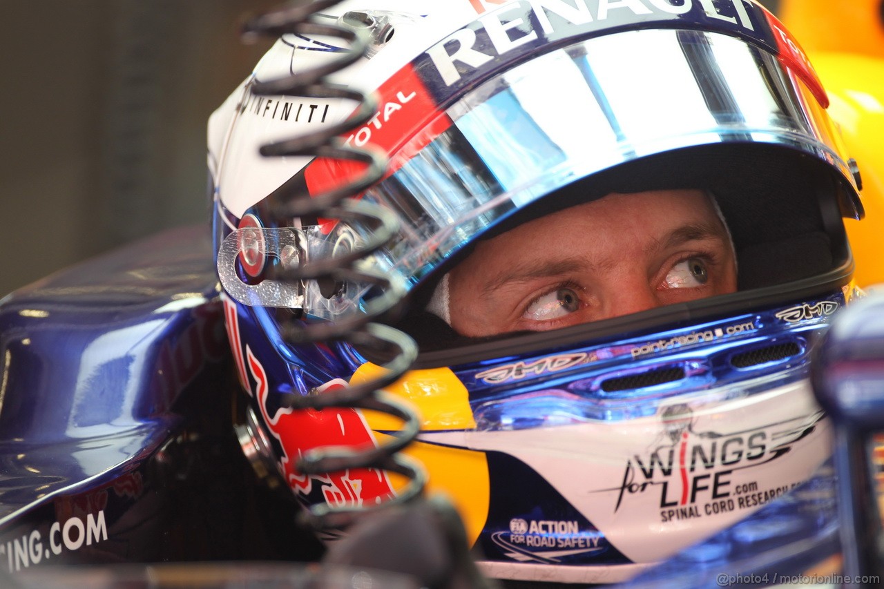 GP SPAGNA, 12.05.2012- Prove Libere 3, Sebastian Vettel (GER) Red Bull Racing RB8 