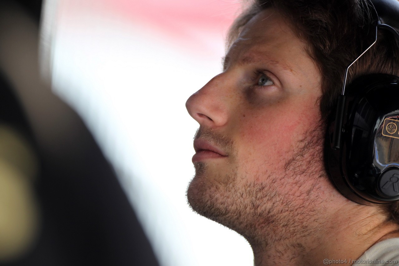 GP SPAGNA, 12.05.2012- Prove Libere 3, Romain Grosjean (FRA) Lotus F1 Team E20 