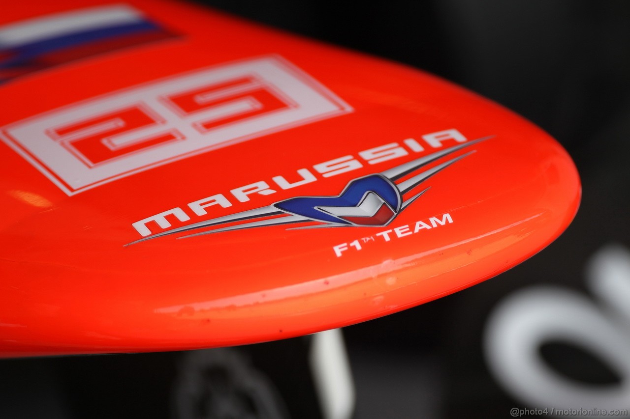 GP SPAGNA, 12.05.2012- Prove Libere 3, Marussia F1 Team MR01 