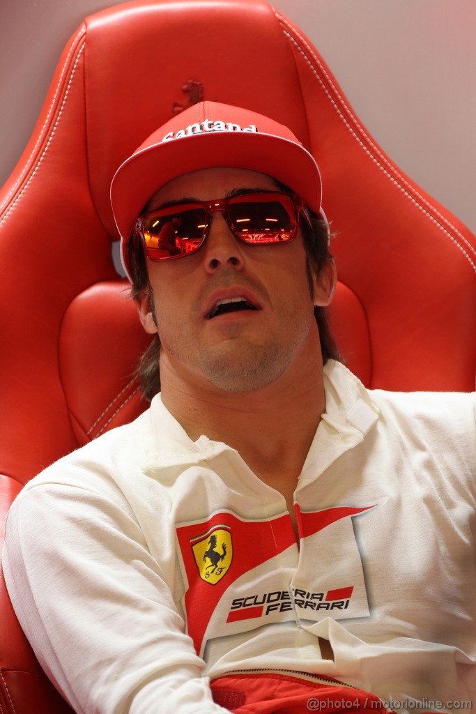 GP SPAGNA, 12.05.2012- Prove Libere 3, Fernando Alonso (ESP) Ferrari F2012