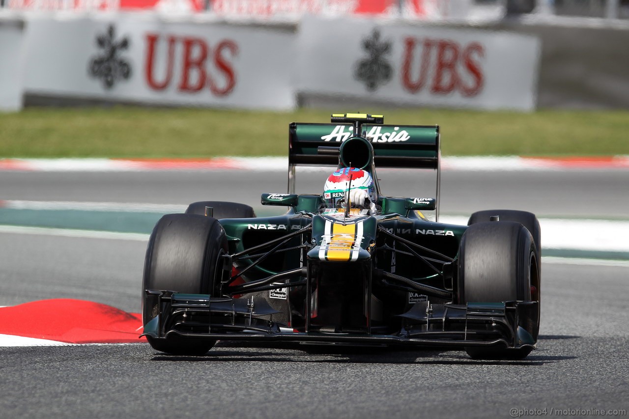 GP SPAGNA, 12.05.2012- Prove Libere 3, Vitaly Petrov (RUS) Caterham F1 Team CT01 