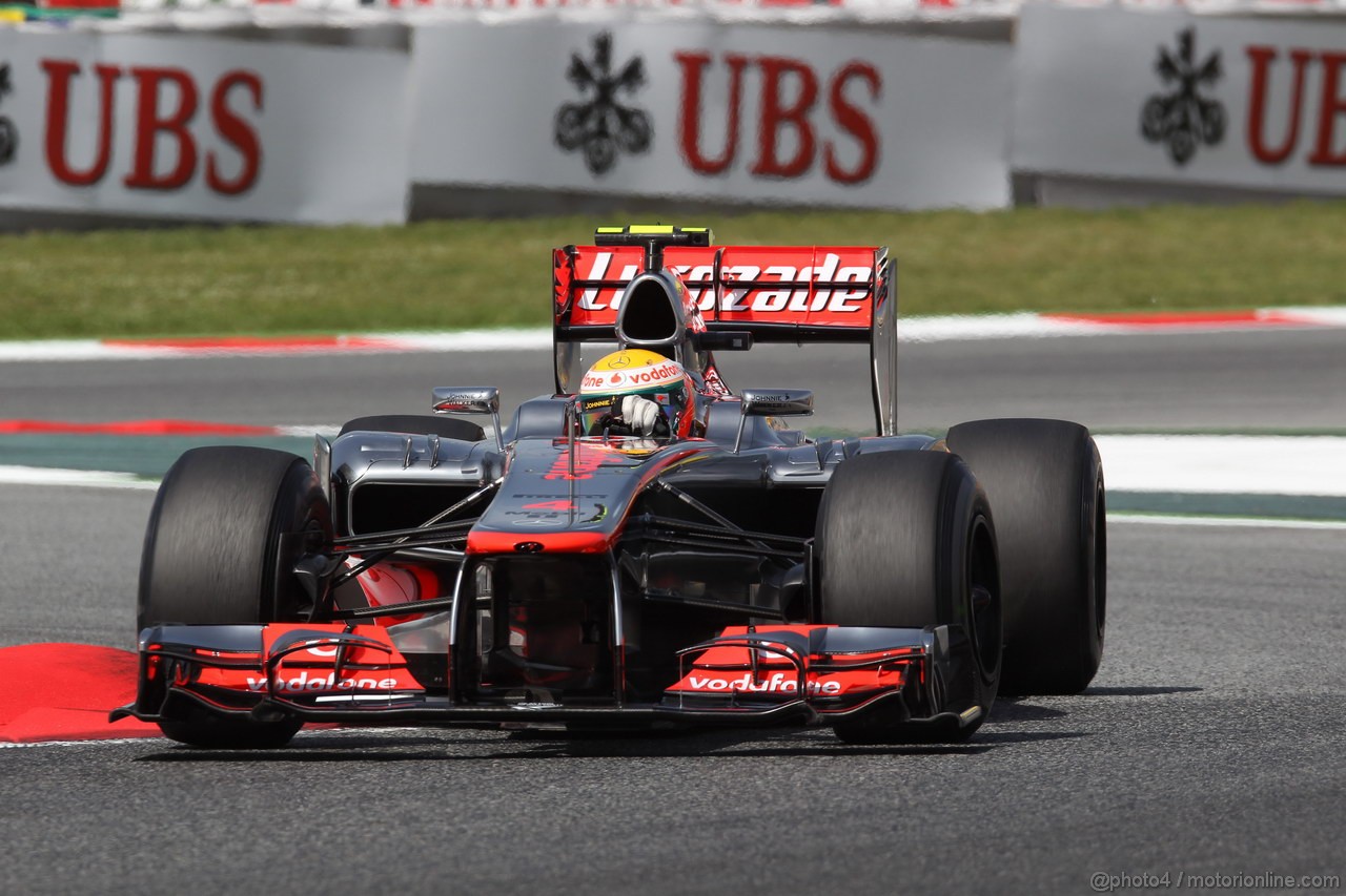 GP SPAGNA, 12.05.2012- Prove Libere 3, Lewis Hamilton (GBR) McLaren Mercedes MP4-27 