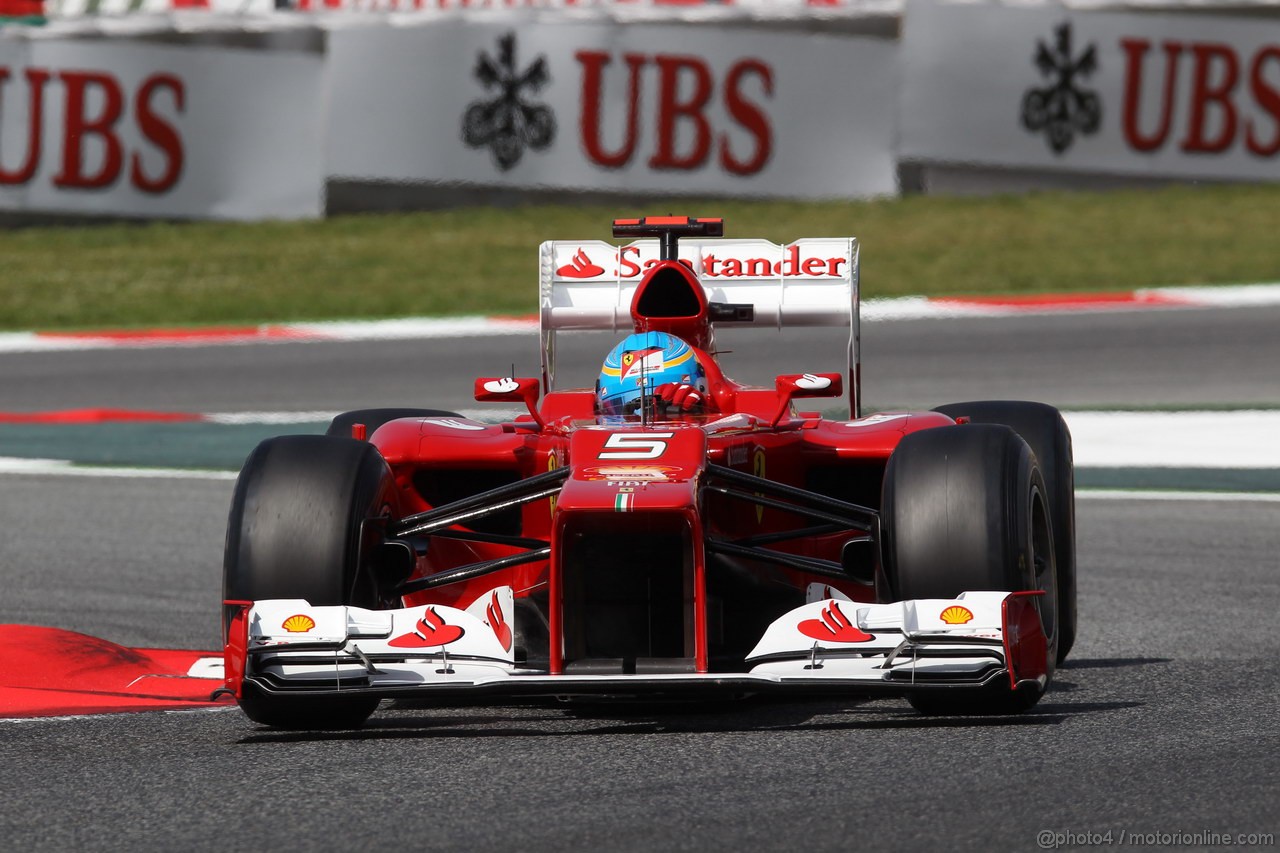 GP SPAGNA, 12.05.2012- Prove Libere 3, Fernando Alonso (ESP) Ferrari F2012