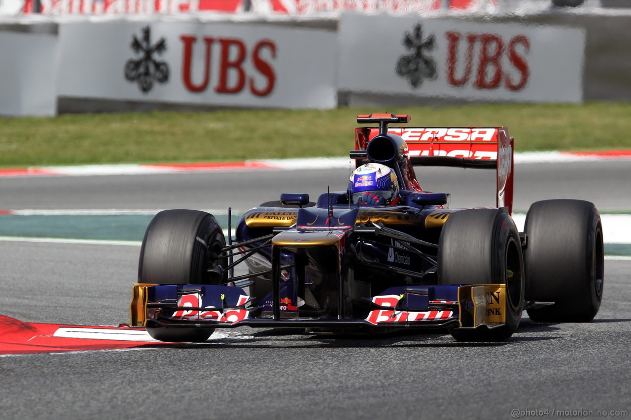 GP SPAGNA, 12.05.2012- Prove Libere 3, Daniel Ricciardo (AUS) Scuderia Toro Rosso STR7 