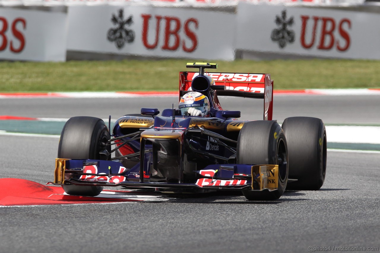 GP SPAGNA, 12.05.2012- Prove Libere 3, Jean-Eric Vergne (FRA) Scuderia Toro Rosso STR7
