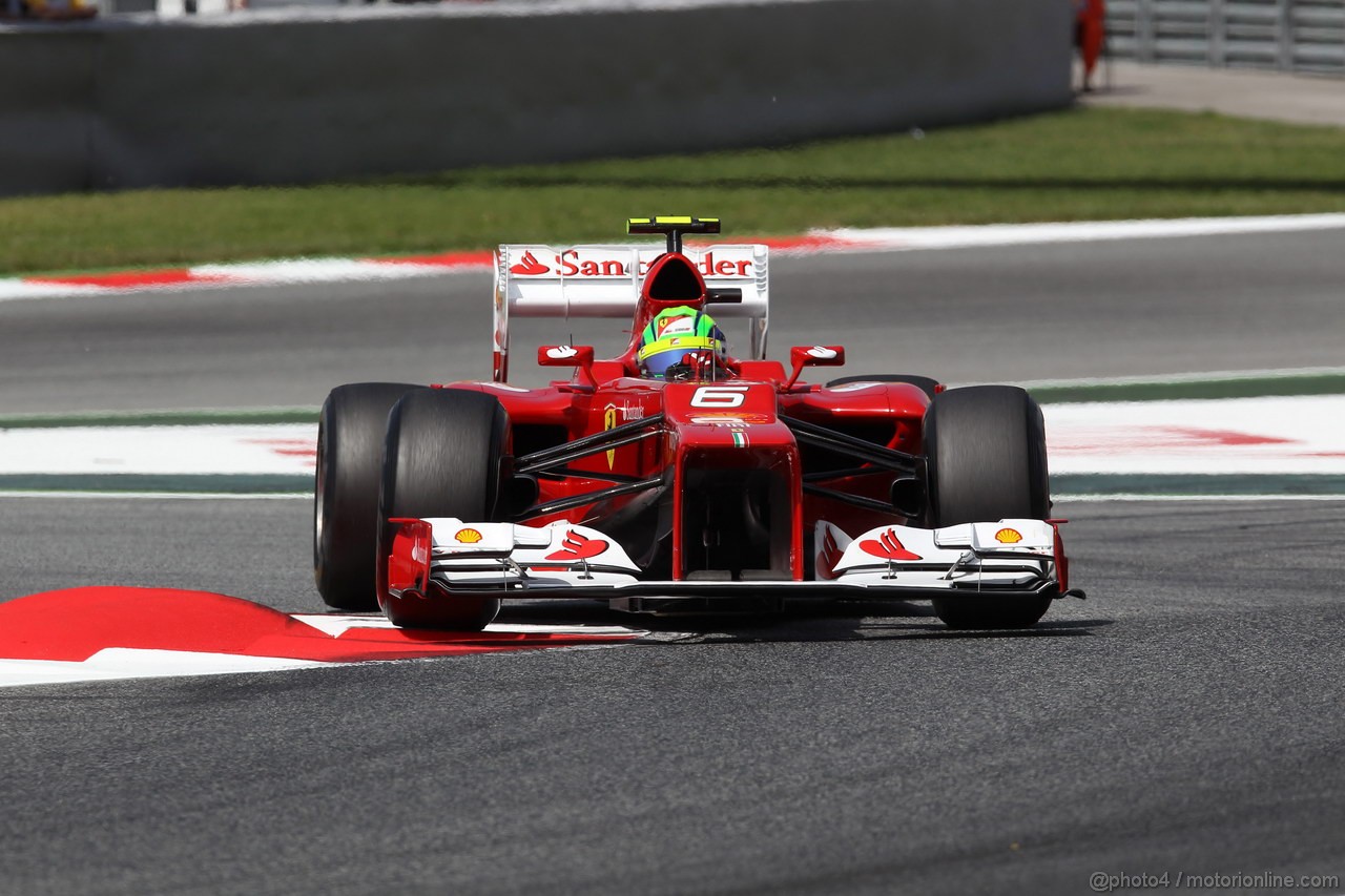 GP SPAGNA, 12.05.2012- Prove Libere 3, Felipe Massa (BRA) Ferrari F2012