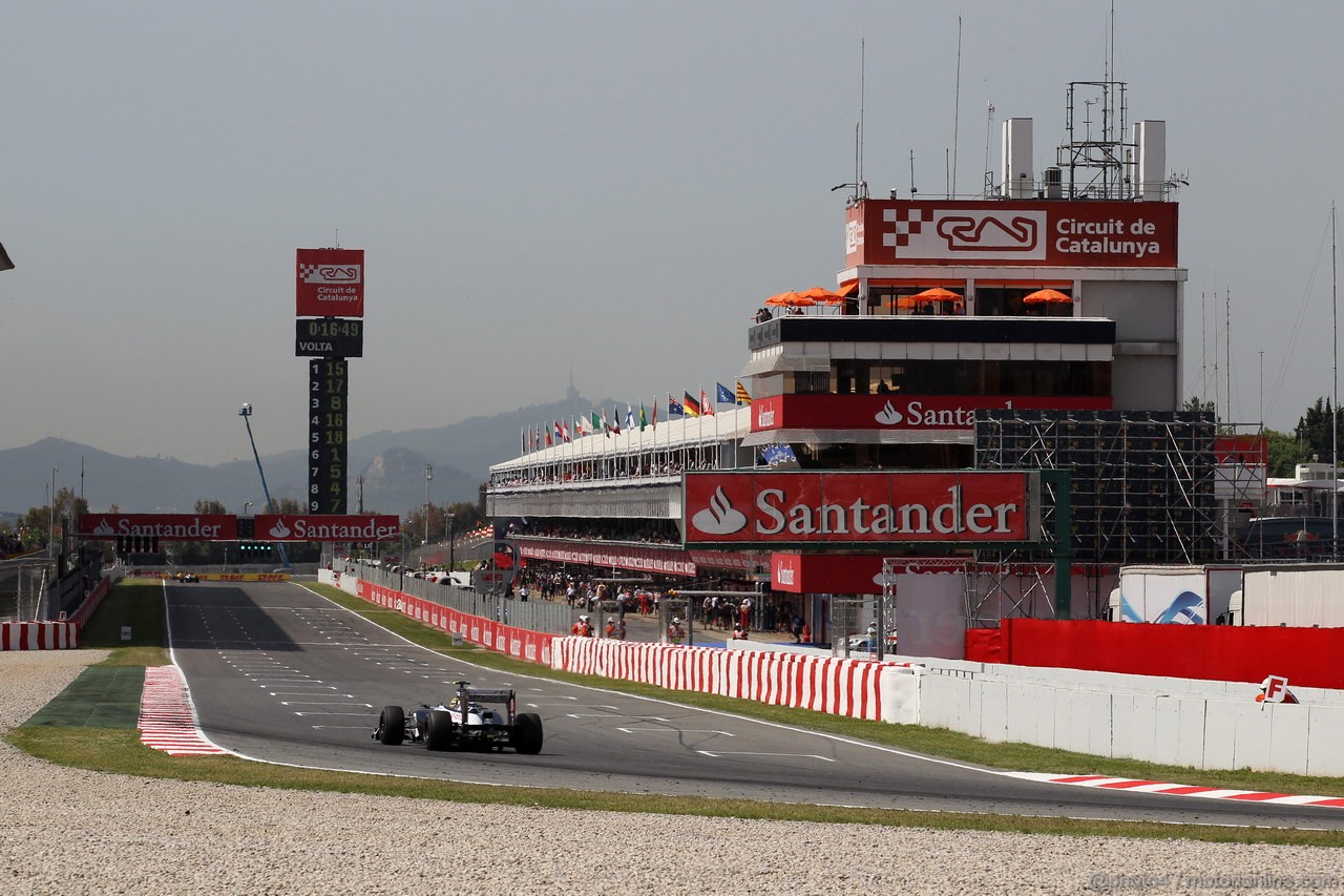 GP SPAGNA, 12.05.2012- Prove Libere 3, Bruno Senna (BRA) Williams F1 Team FW34
