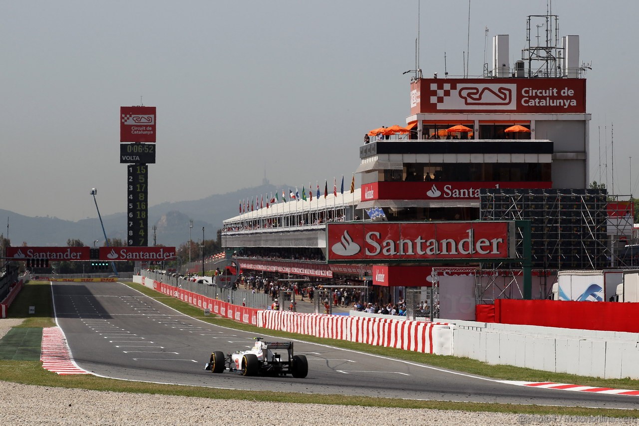 GP SPAGNA, 12.05.2012- Prove Libere 3, Sergio Prez (MEX) Sauber F1 Team C31 
