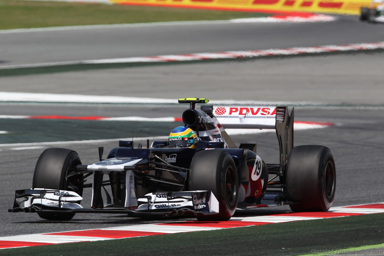 GP SPAGNA, 12.05.2012- Prove Libere 3, Bruno Senna (BRA) Williams F1 Team FW34