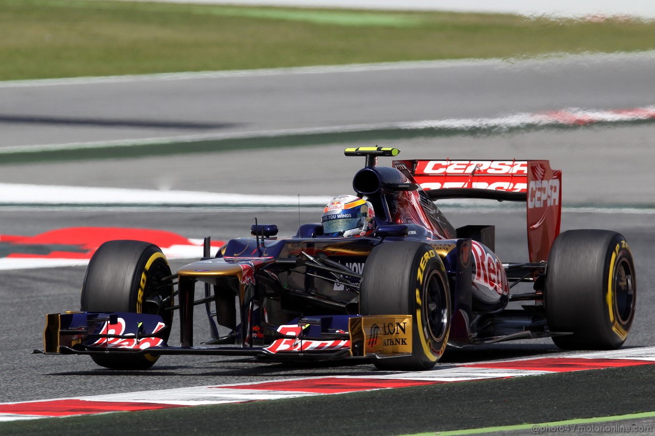 GP SPAGNA, 12.05.2012- Prove Libere 3, Jean-Eric Vergne (FRA) Scuderia Toro Rosso STR7 