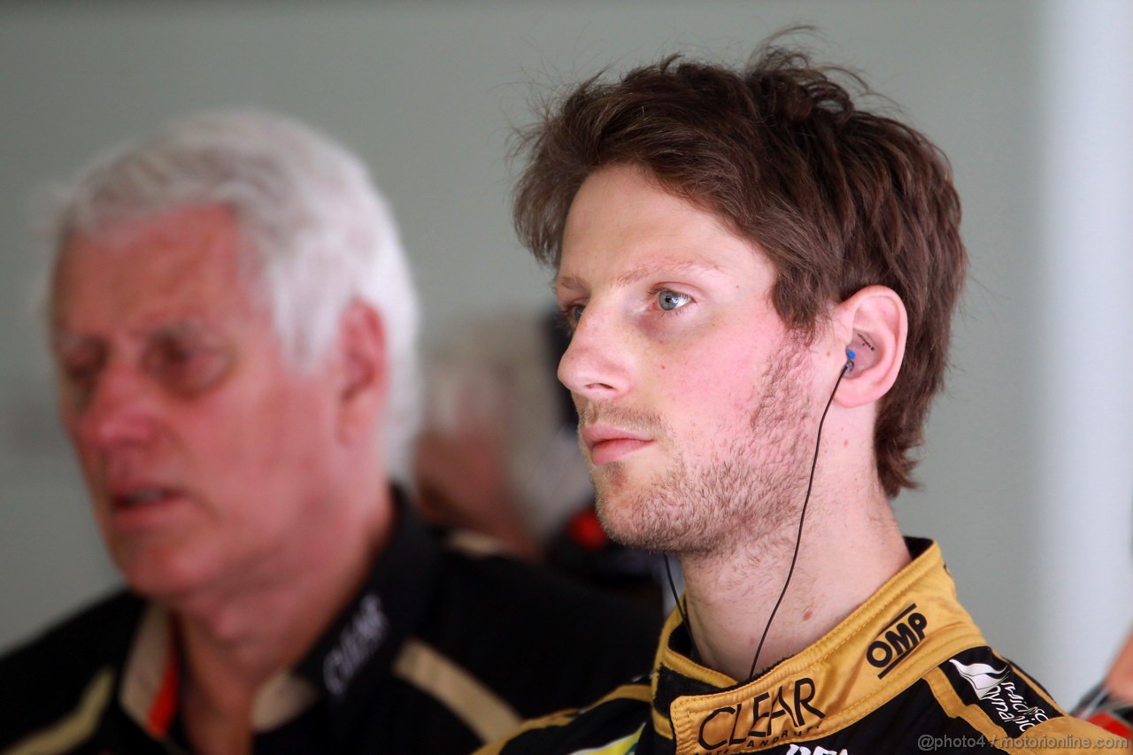 GP SPAGNA, 12.05.2012- Prove Libere 3, Romain Grosjean (FRA) Lotus F1 Team E20