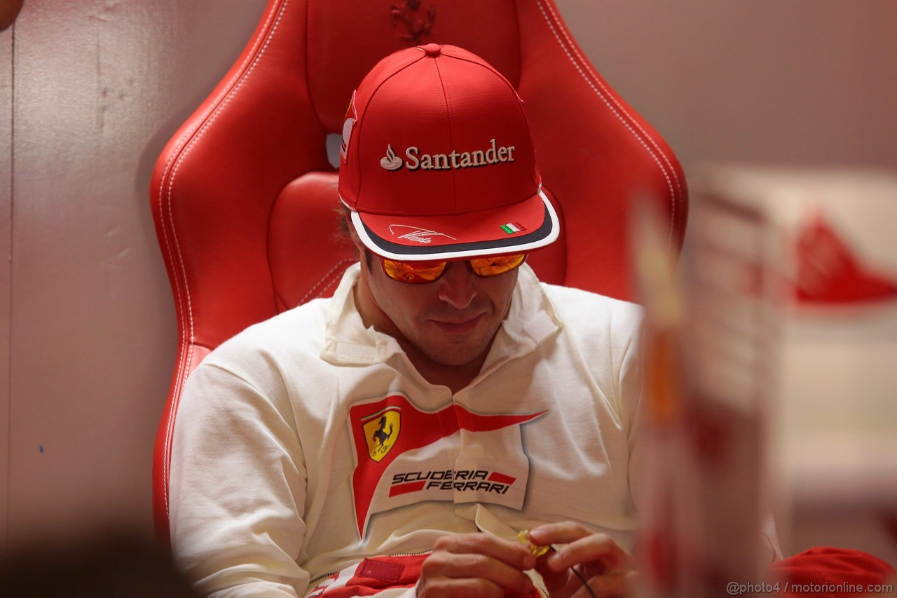 GP SPAGNA, 12.05.2012- Prove Libere 3, Fernando Alonso (ESP) Ferrari F2012