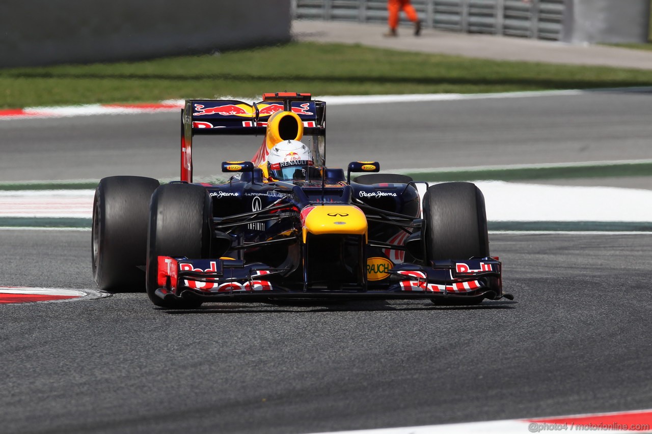 GP SPAGNA, 12.05.2012- Prove Libere 3, Sebastian Vettel (GER) Red Bull Racing RB8