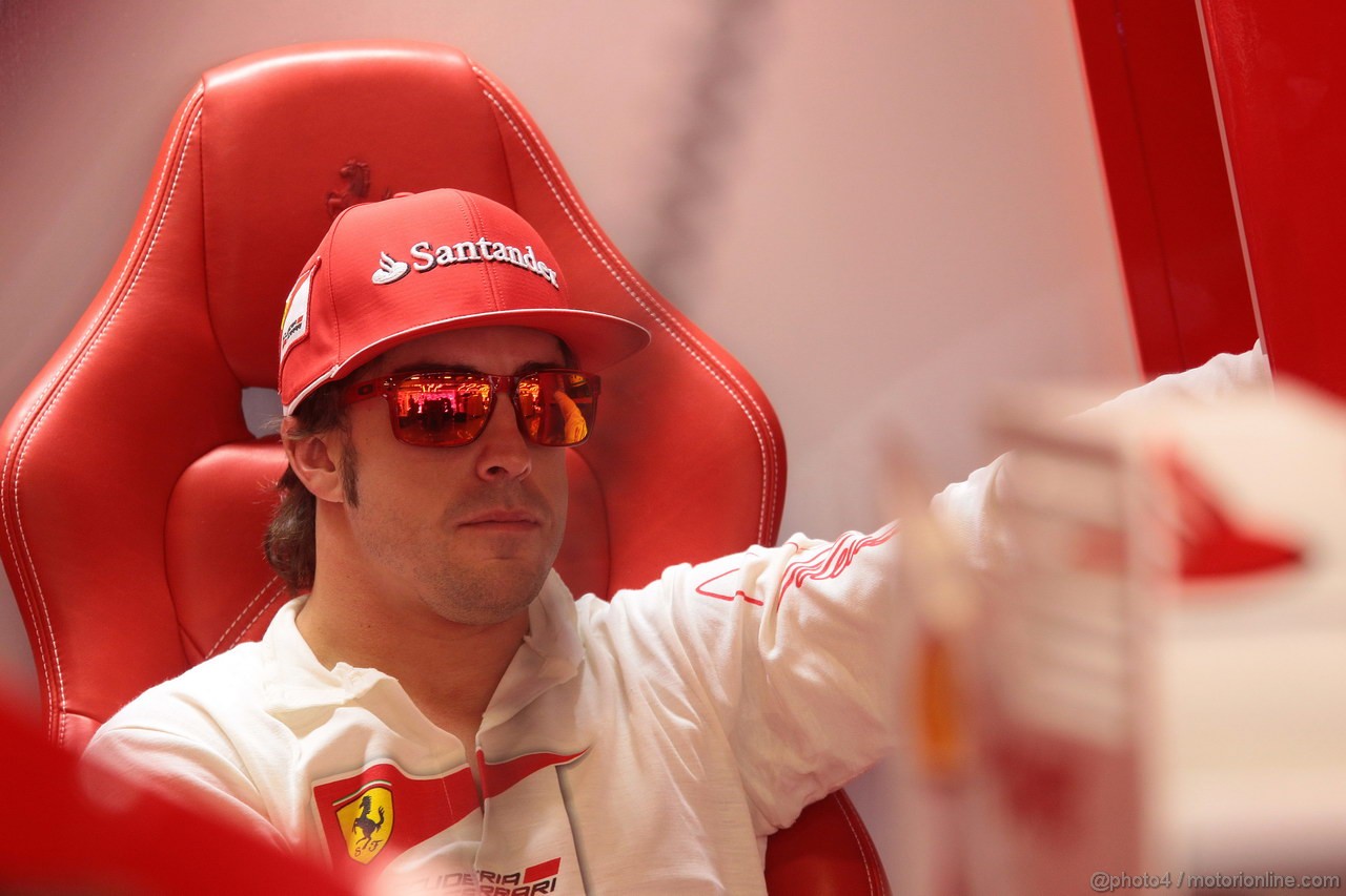 GP SPAGNA, 12.05.2012- Prove Libere 3, Fernando Alonso (ESP) Ferrari F2012 