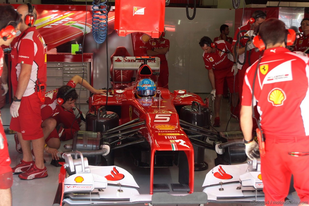 GP SPAGNA, 12.05.2012- Prove Libere 3, Fernando Alonso (ESP) Ferrari F2012 