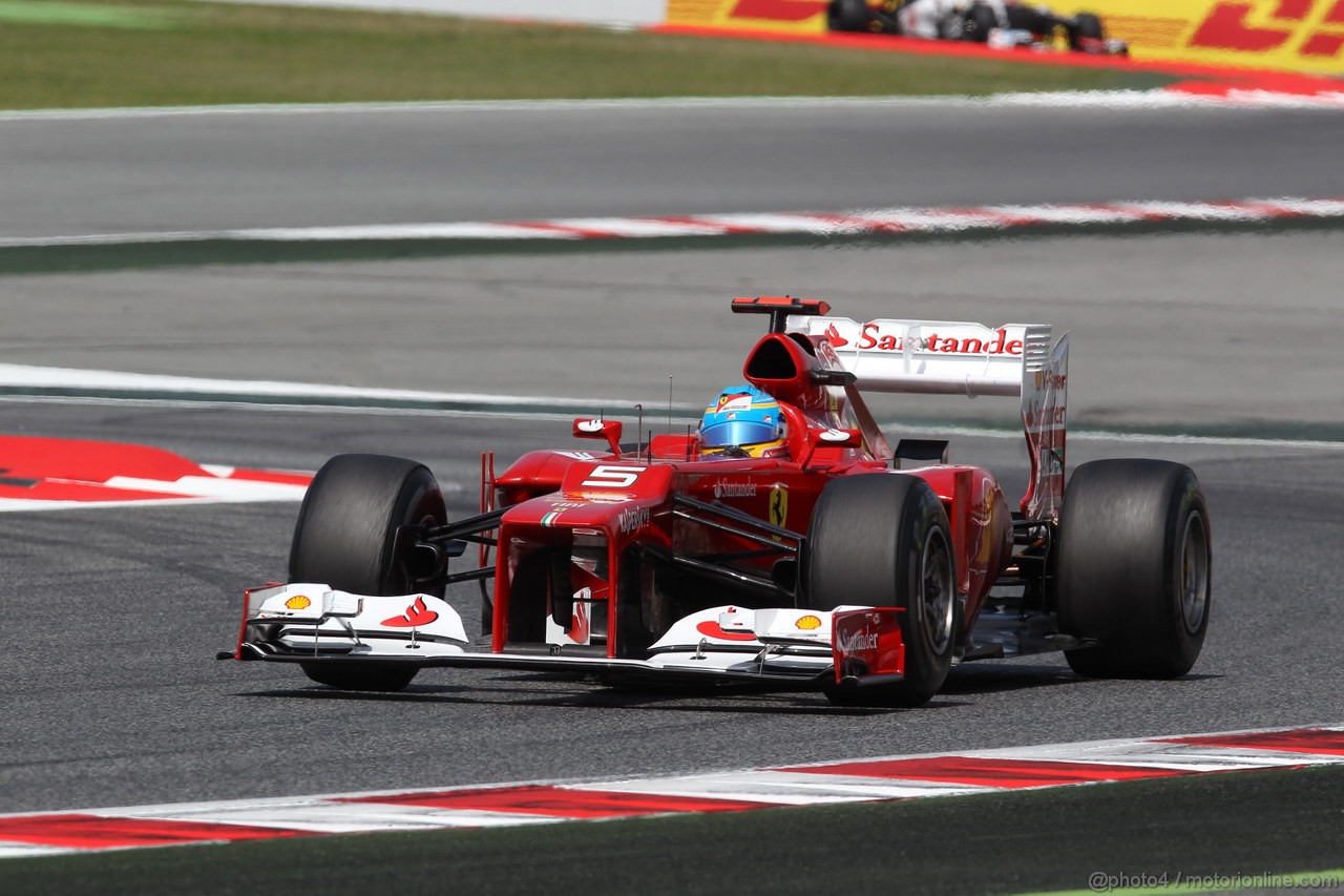 GP SPAGNA, 12.05.2012- Prove Libere 3, Fernando Alonso (ESP) Ferrari F2012 
