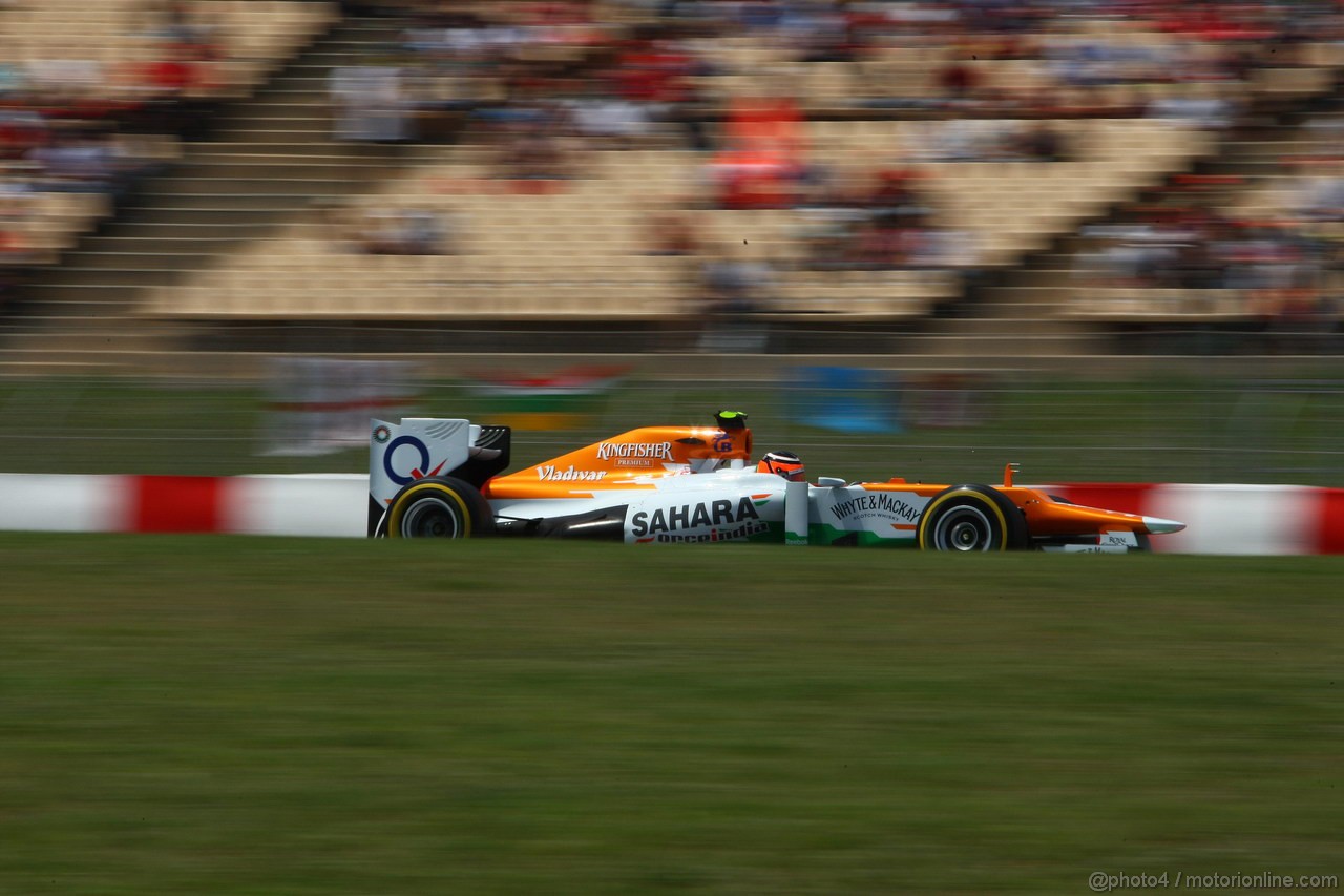 GP SPAGNA, 12.05.2012- Qualifiche, Nico Hulkenberg (GER) Sahara Force India F1 Team VJM05 