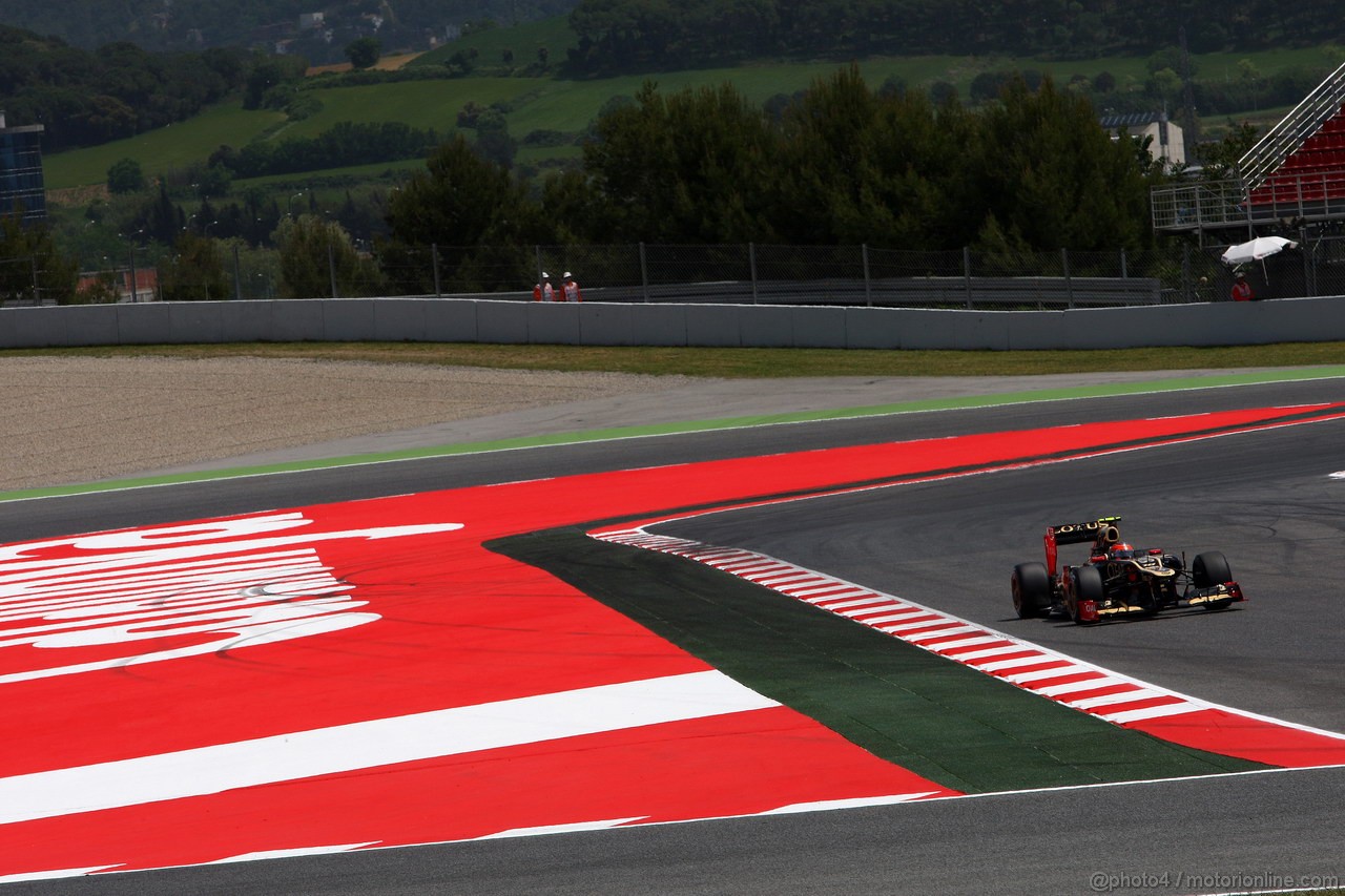 GP SPAGNA, 12.05.2012- Qualifiche, Romain Grosjean (FRA) Lotus F1 Team E20 