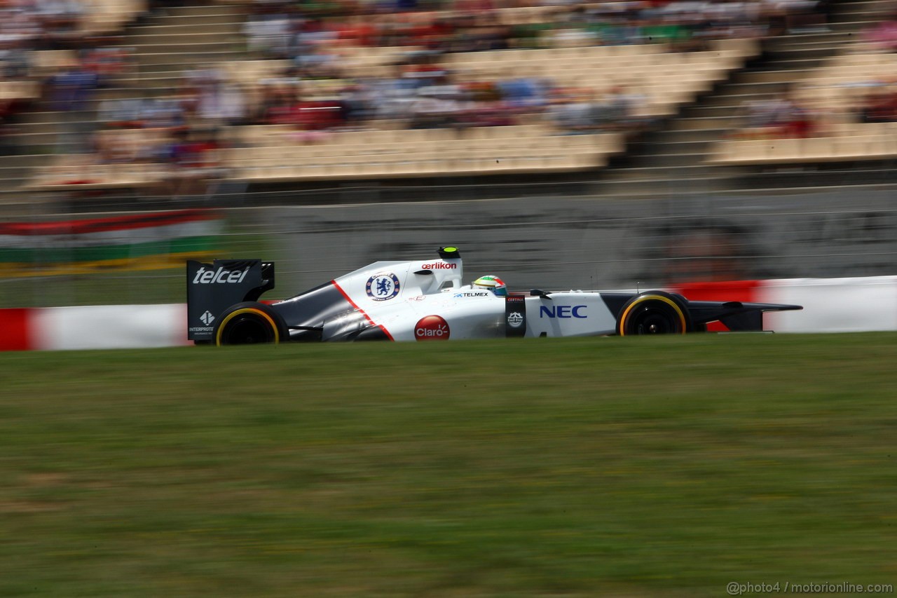 GP SPAGNA, 12.05.2012- Qualifiche, Sergio Prez (MEX) Sauber F1 Team C31 