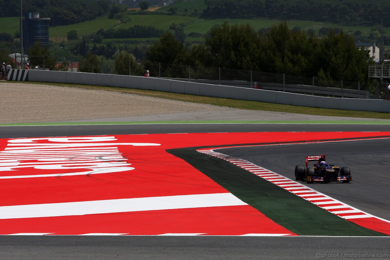 GP SPAGNA, 12.05.2012- Qualifiche, Daniel Ricciardo (AUS) Scuderia Toro Rosso STR7 