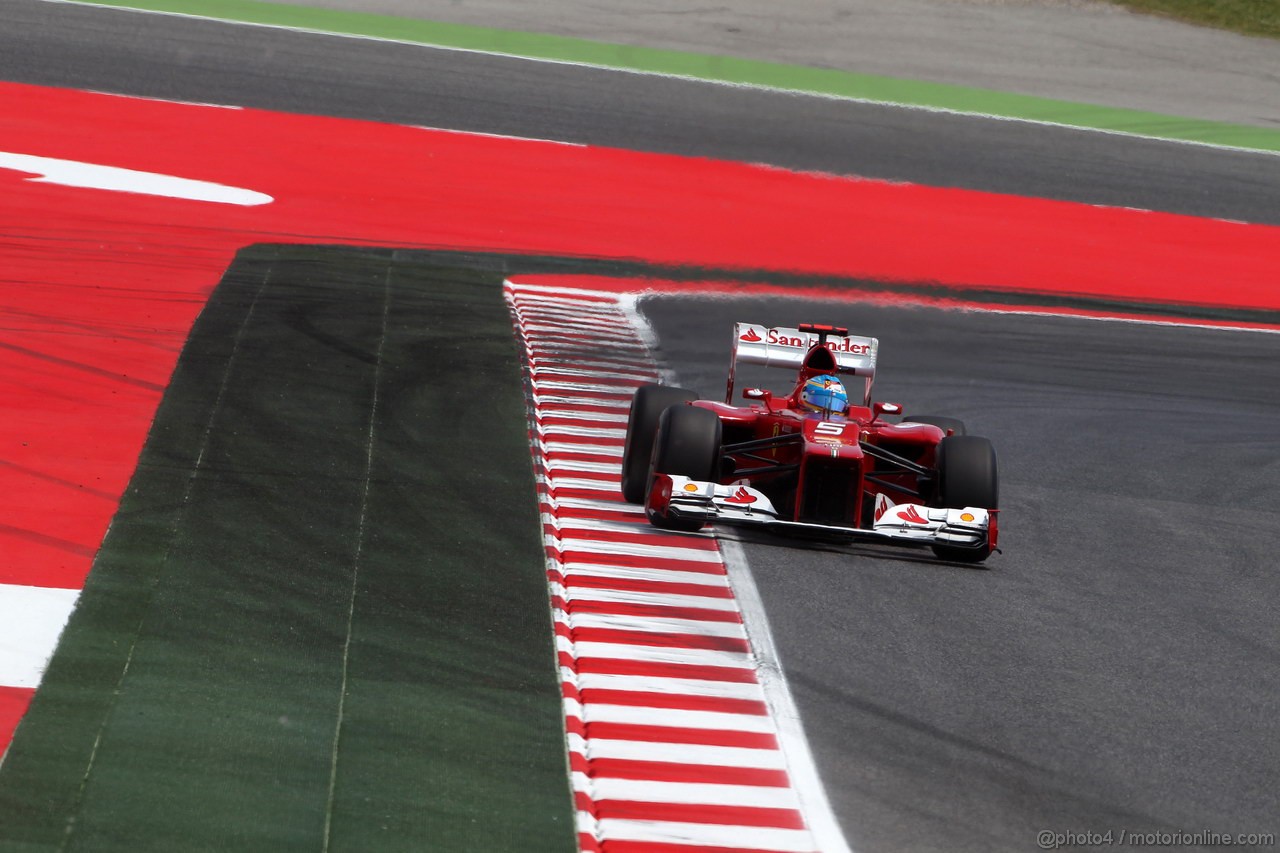 GP SPAGNA, 12.05.2012- Qualifiche, Fernando Alonso (ESP) Ferrari F2012 