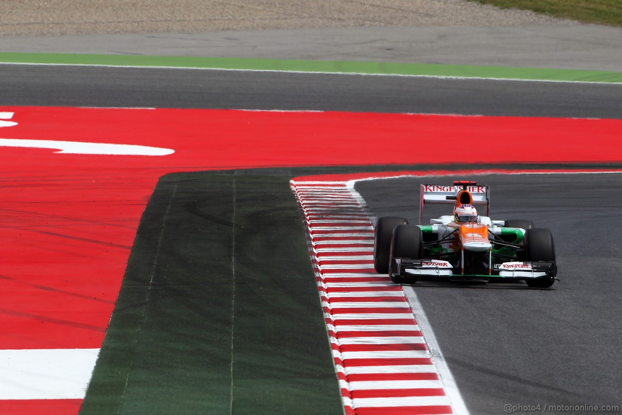 GP SPAGNA, 12.05.2012- Qualifiche, Paul di Resta (GBR) Sahara Force India F1 Team VJM05 