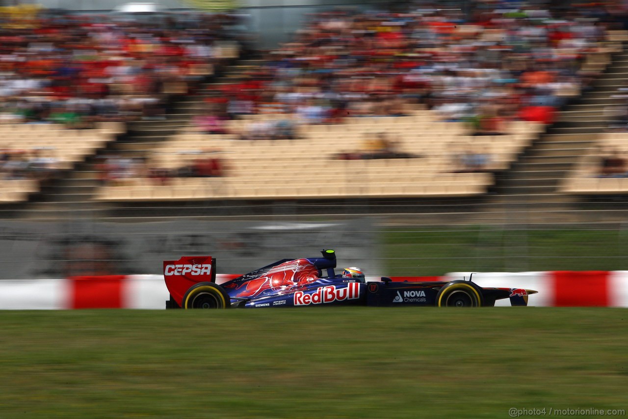 GP SPAGNA, 12.05.2012- Qualifiche,Jean-Eric Vergne (FRA) Scuderia Toro Rosso STR7 
