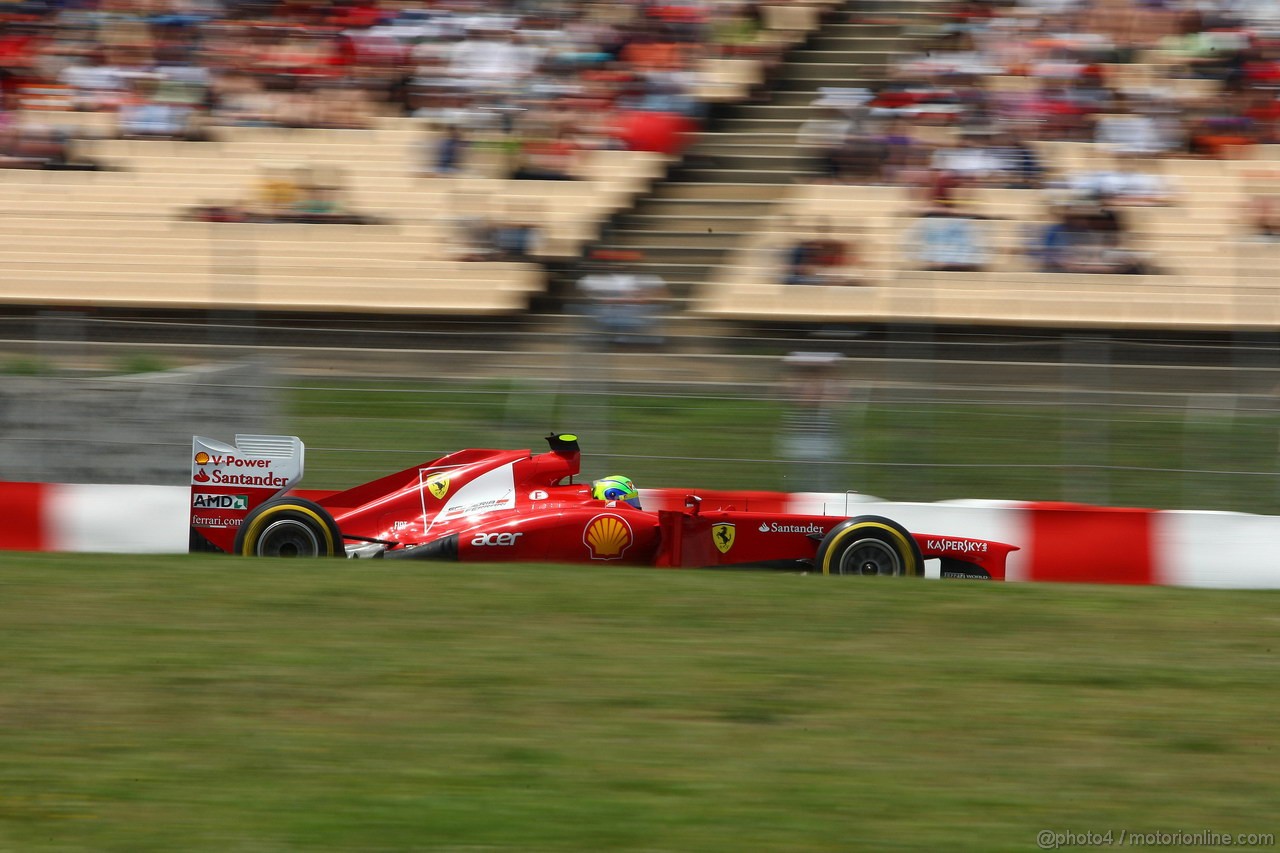GP SPAGNA, 12.05.2012- Qualifiche, Felipe Massa (BRA) Ferrari F2012 