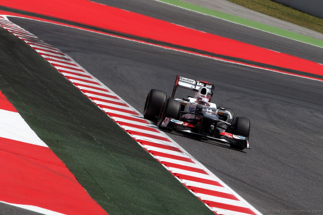 GP SPAGNA, 12.05.2012- Qualifiche, Kamui Kobayashi (JAP) Sauber F1 Team C31 