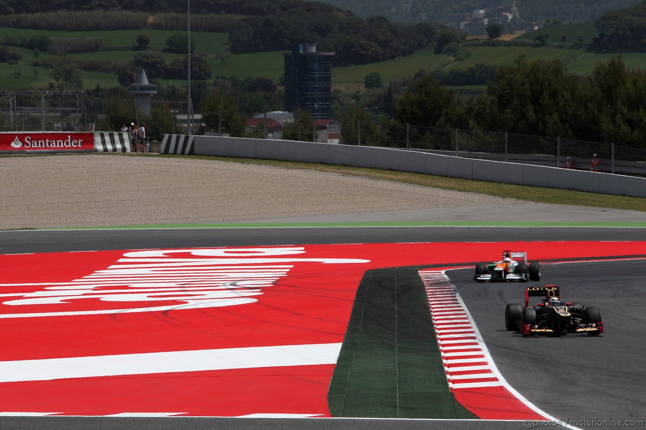 GP SPAGNA, 12.05.2012- Qualifiche, Kimi Raikkonen (FIN) Lotus F1 Team E20 