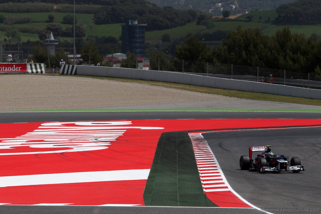 GP SPAGNA, 12.05.2012- Qualifiche, Bruno Senna (BRA) Williams F1 Team FW34 