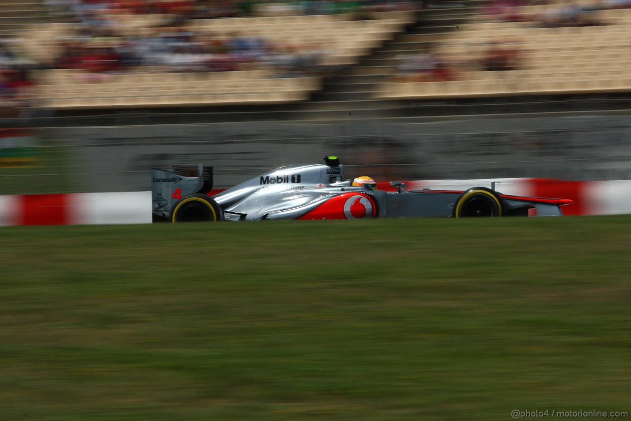 GP SPAGNA, 12.05.2012- Qualifiche, Lewis Hamilton (GBR) McLaren Mercedes MP4-27 