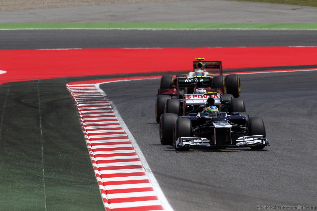 GP SPAGNA, 12.05.2012- Qualifiche, Bruno Senna (BRA) Williams F1 Team FW34 