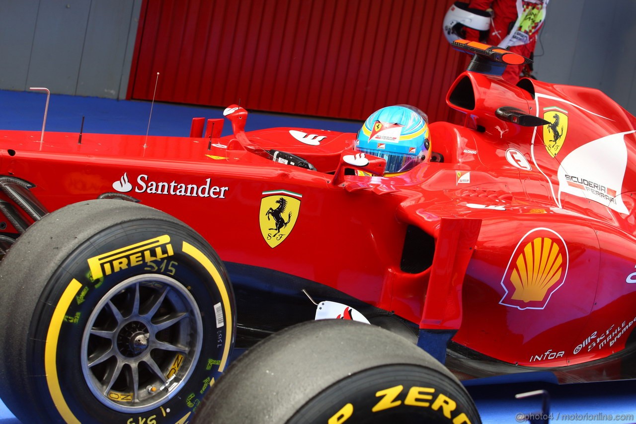 GP SPAGNA, 12.05.2012- Qualifiche, Fernando Alonso (ESP) Ferrari F2012 