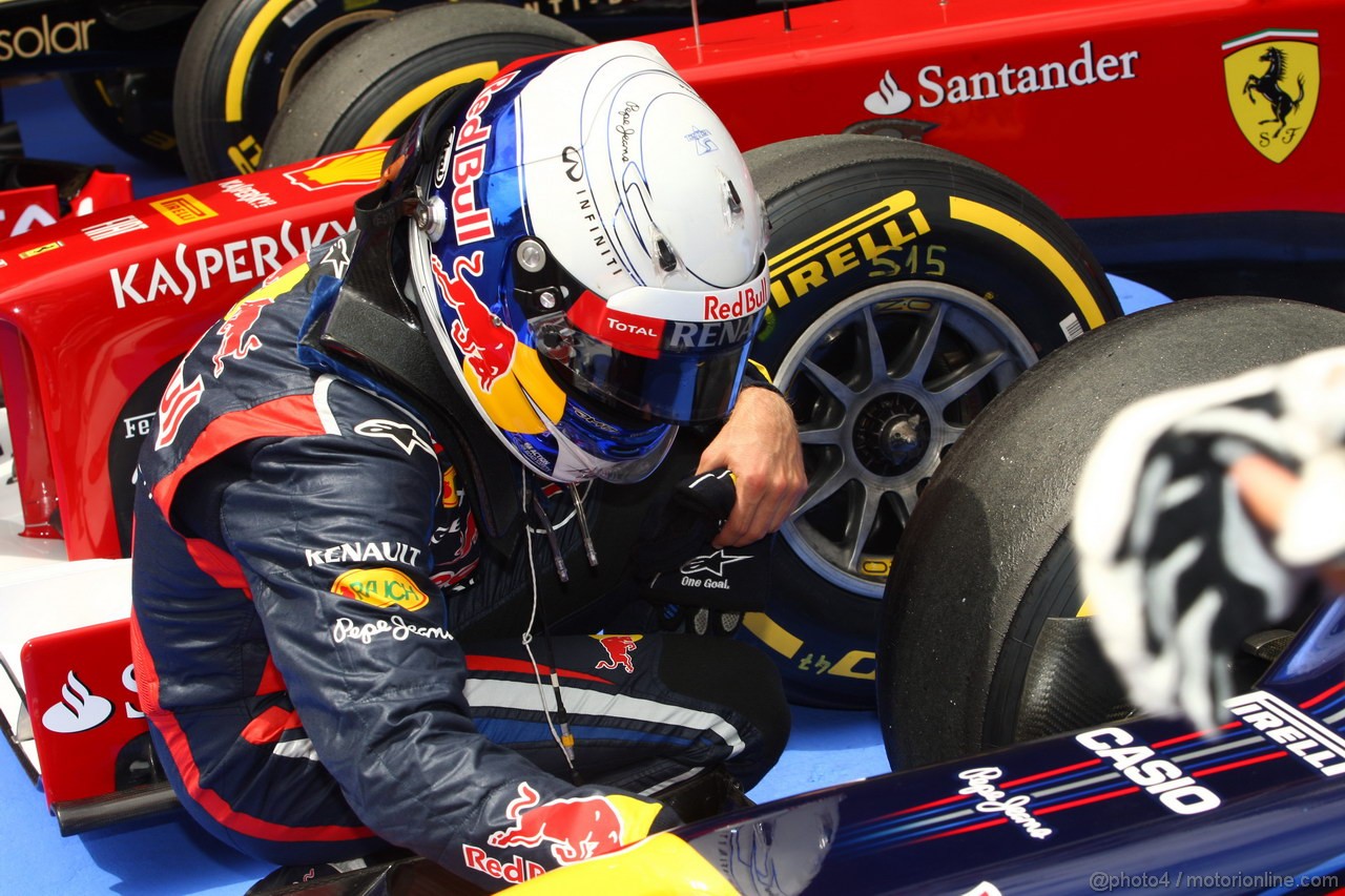 GP SPAGNA, 12.05.2012- Qualifiche, Sebastian Vettel (GER) Red Bull Racing RB8
