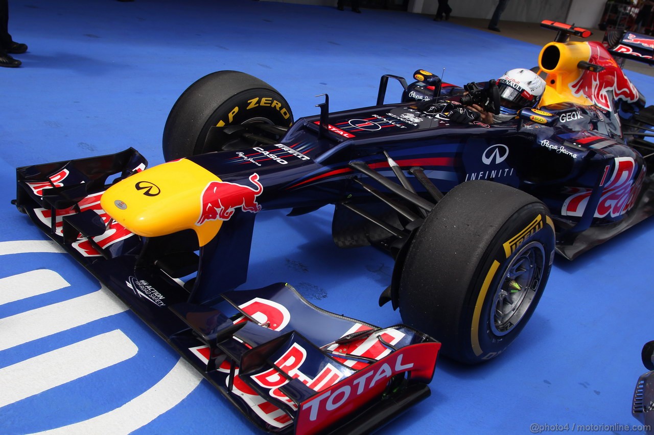 GP SPAGNA, 12.05.2012- Qualifiche, Sebastian Vettel (GER) Red Bull Racing RB8 
