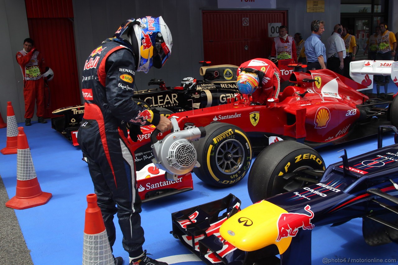 GP SPAGNA, 12.05.2012- Qualifiche, Sebastian Vettel (GER) Red Bull Racing RB8