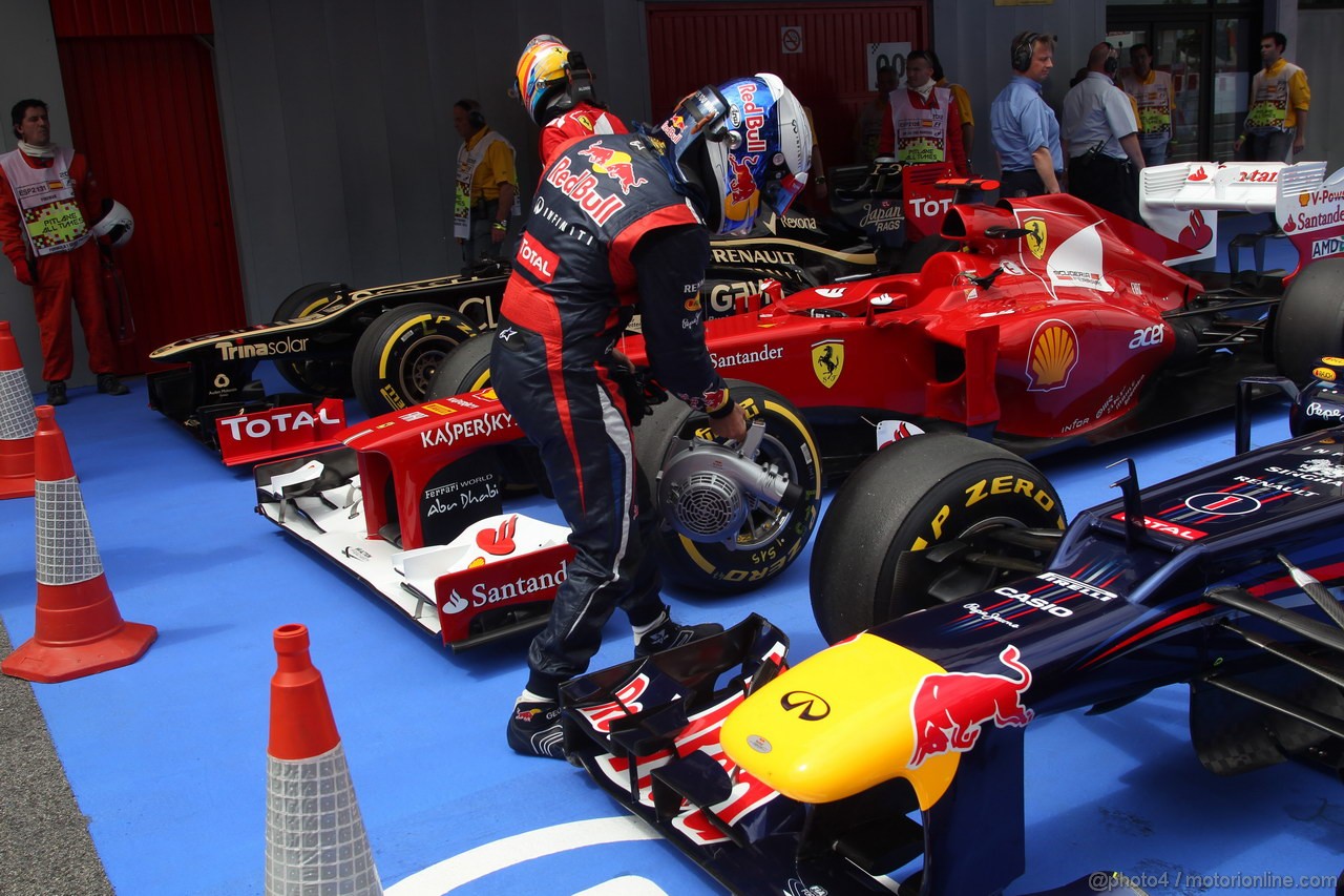 GP SPAGNA, 12.05.2012- Qualifiche, Sebastian Vettel (GER) Red Bull Racing RB8 