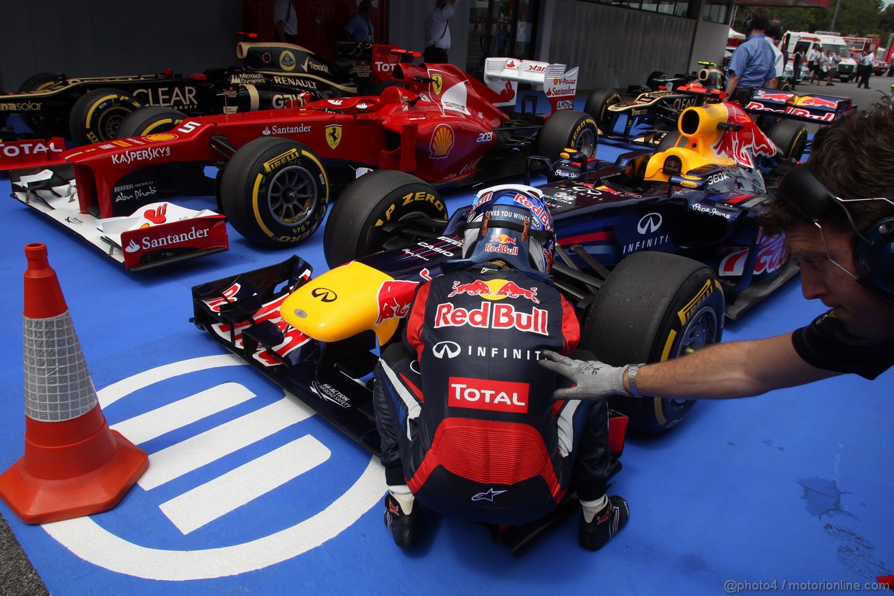 GP SPAGNA, 12.05.2012- Qualifiche, Sebastian Vettel (GER) Red Bull Racing RB8