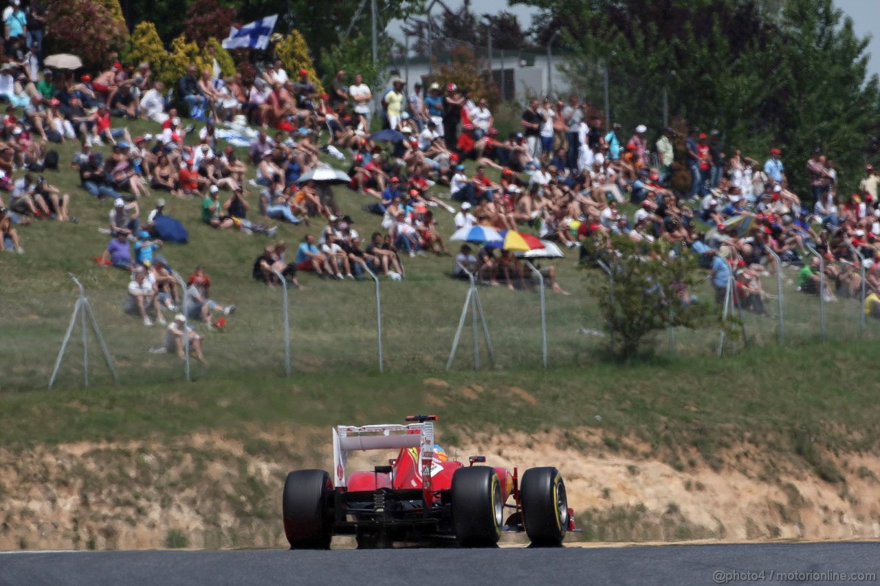 GP SPAGNA, 12.05.2012- Qualifiche, Fernando Alonso (ESP) Ferrari F2012 