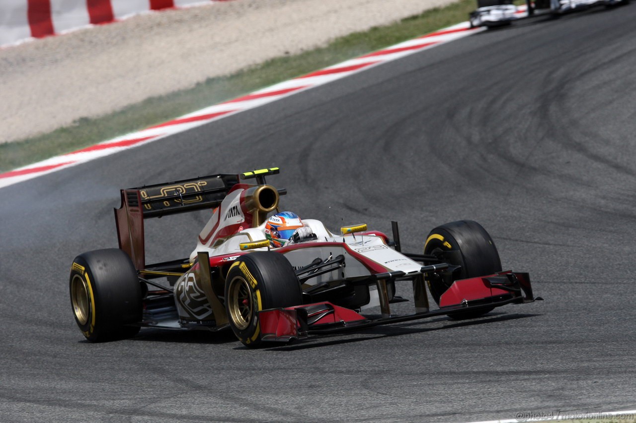 GP SPAGNA, 12.05.2012- Qualifiche, Narain Karthikeyan (IND) HRT Formula 1 Team F112 