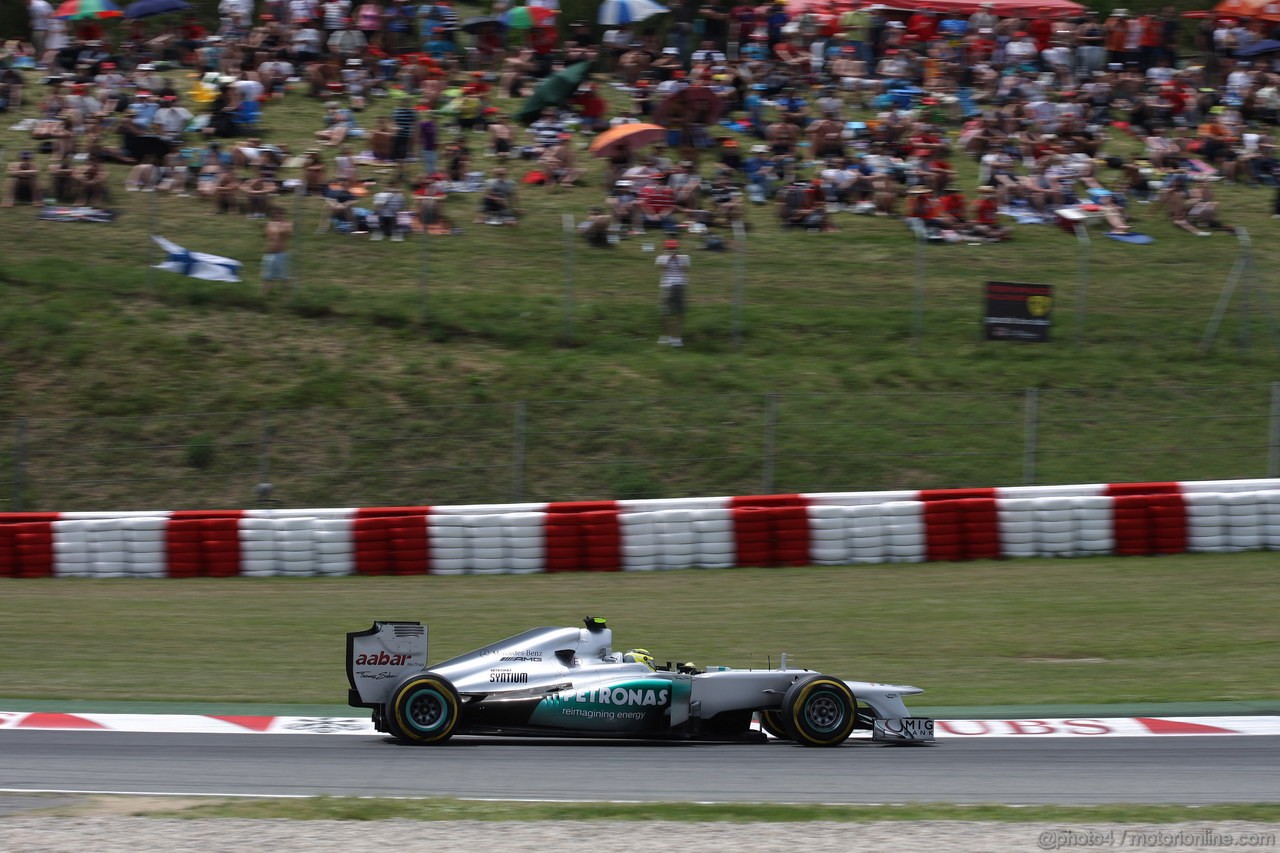 GP SPAGNA, 12.05.2012- Qualifiche, Nico Rosberg (GER) Mercedes AMG F1 W03 