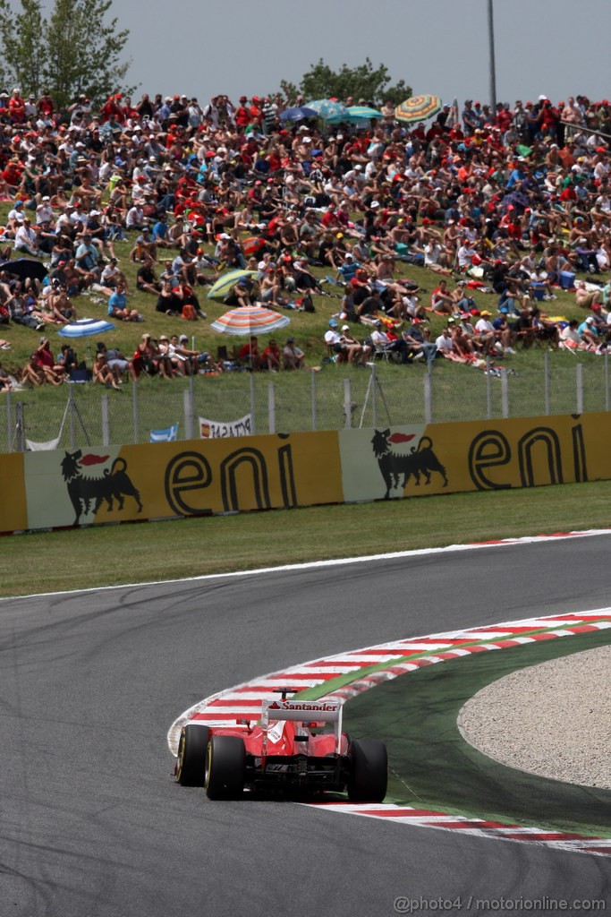 GP SPAGNA, 12.05.2012- Qualifiche, Fernando Alonso (ESP) Ferrari F2012