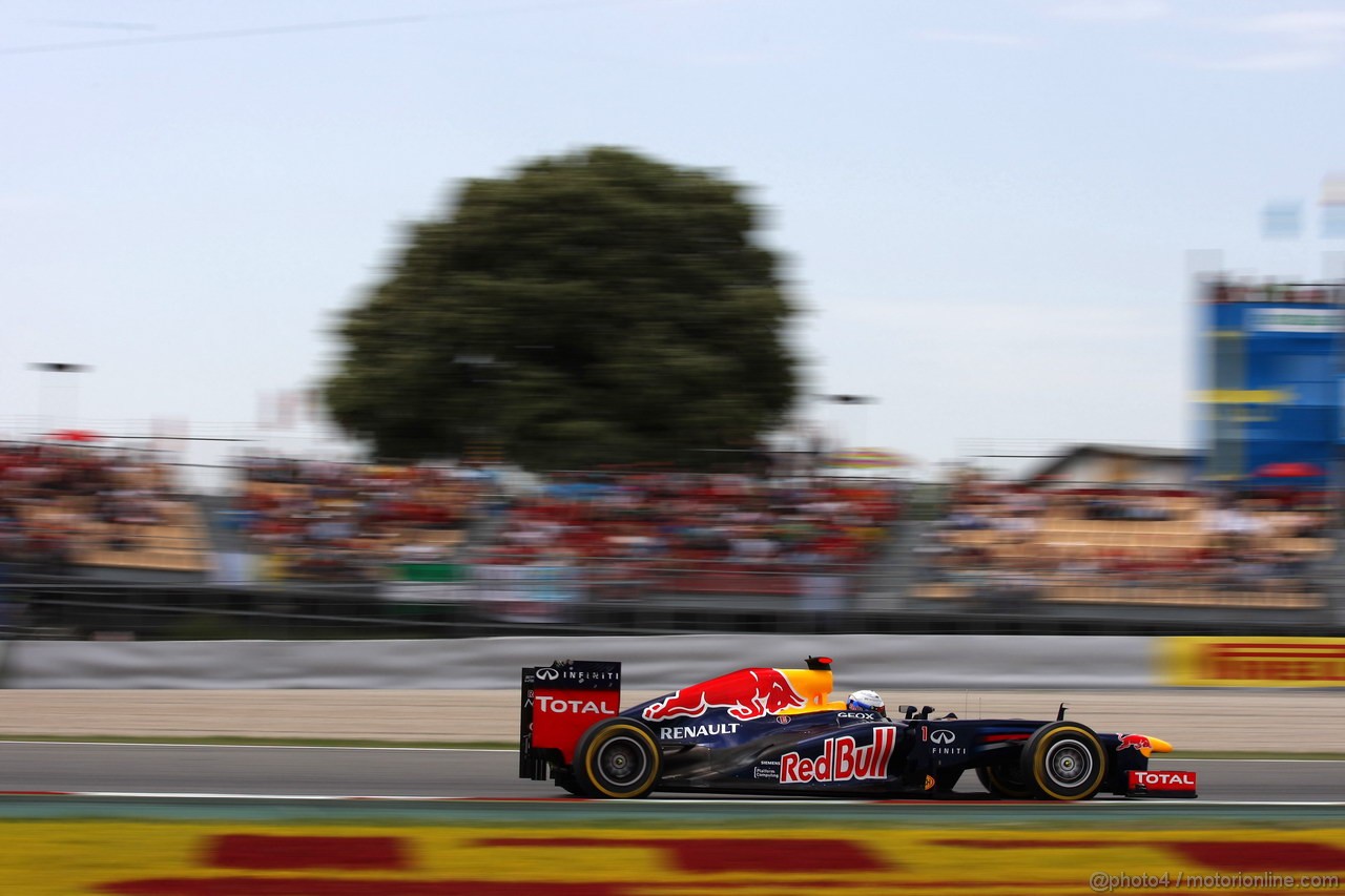 GP SPAGNA, 12.05.2012- Qualifiche, Sebastian Vettel (GER) Red Bull Racing RB8