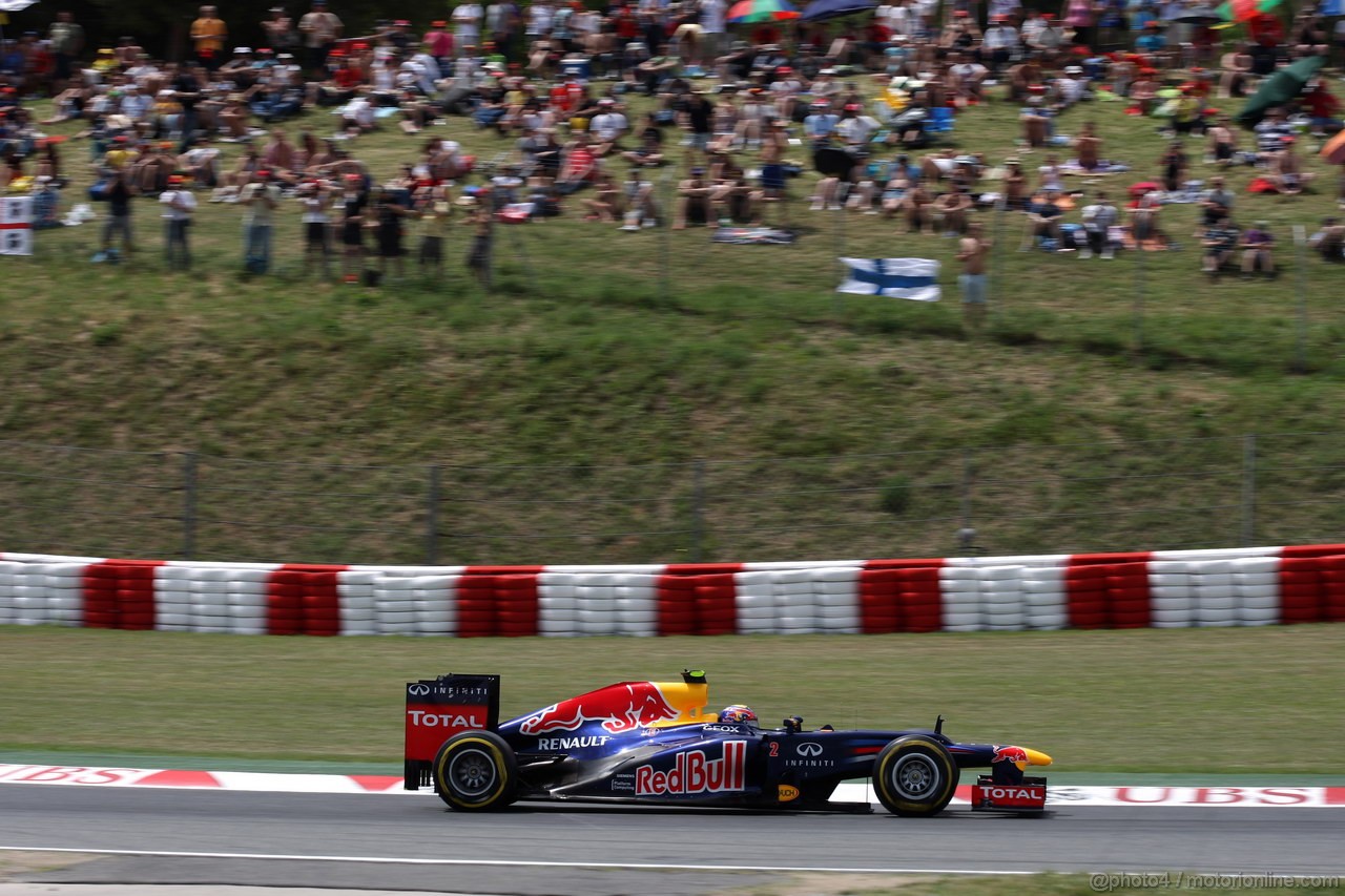 GP SPAGNA, 12.05.2012- Qualifiche, Mark Webber (AUS) Red Bull Racing RB8 