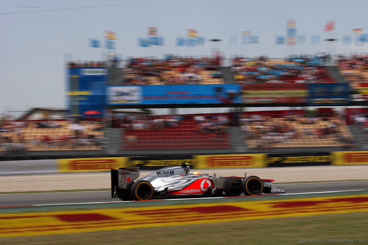 GP SPAGNA, 12.05.2012- Qualifiche, Lewis Hamilton (GBR) McLaren Mercedes MP4-27 